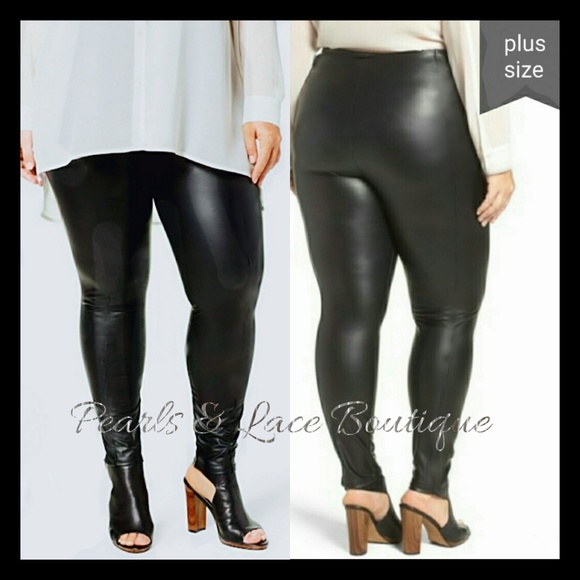 Boutique Pants - 🆕️ Curvy Girls Faux Leather Leggings